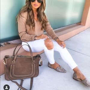 NEW Sole Society - Benna d’Orsay Loafer Sz 6